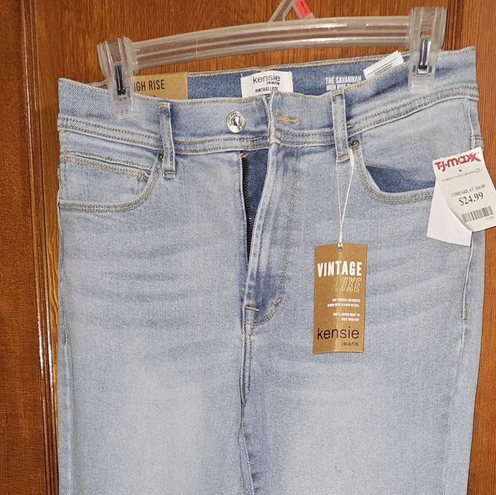 Kensie Blue Boot Cut Jeans with Soft Denim